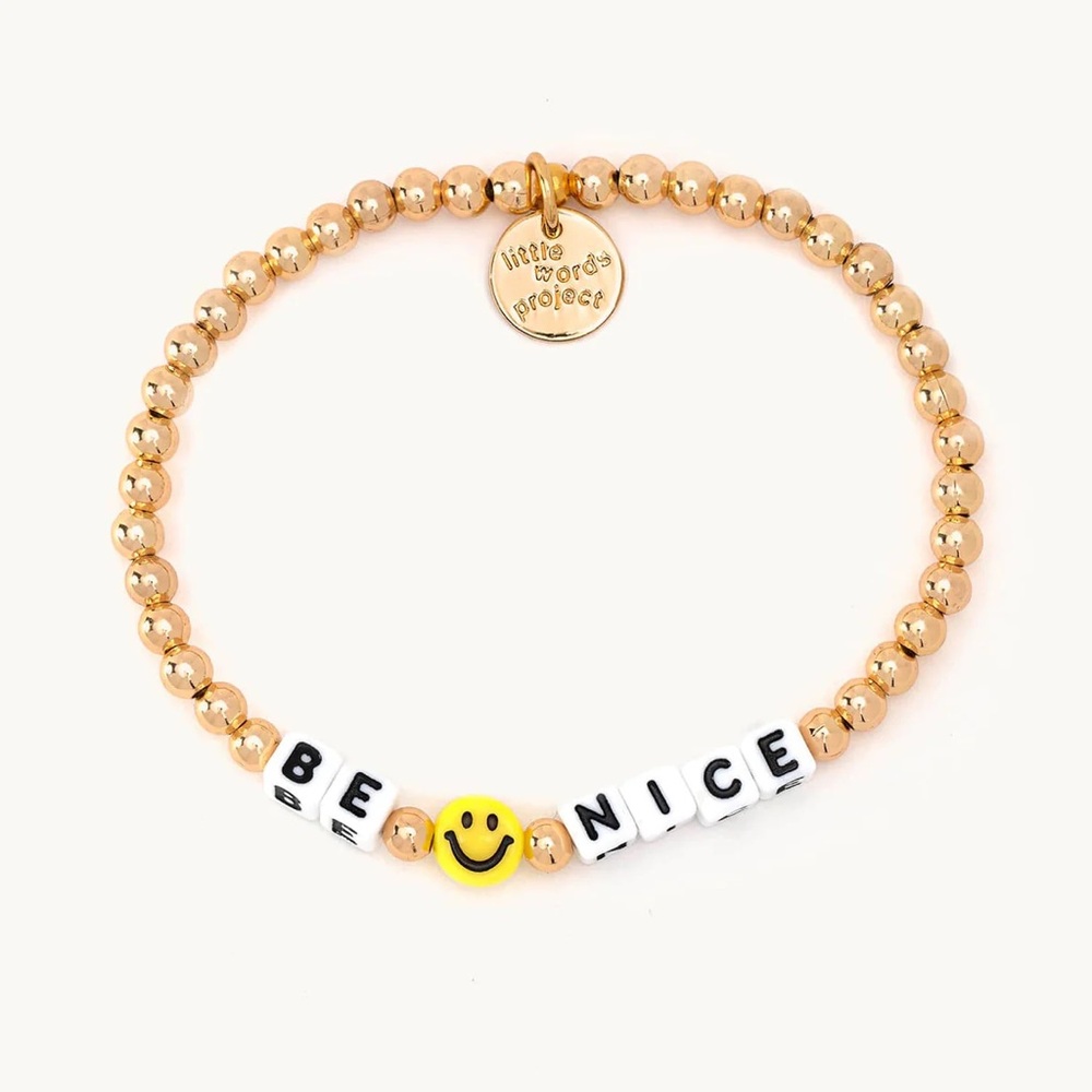 LWP “Be Nice” Gold Plated Bracelet